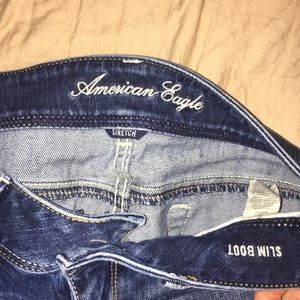 American Eagle size 2 extra long stretch  jeans